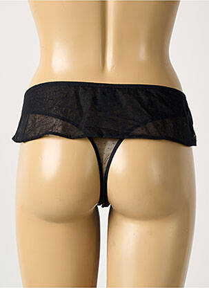 Tanga tamprumas juodas CHANTAL THOMASS moteris