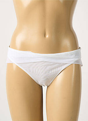 Tanga tamprumas baltas CHANTAL THOMASS moteris