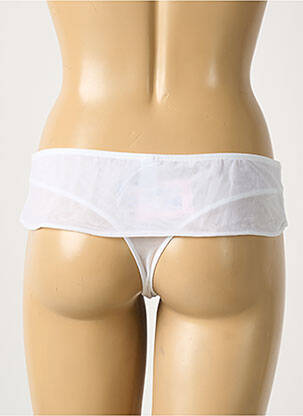 Tanga tamprumas baltas CHANTAL THOMASS moteris