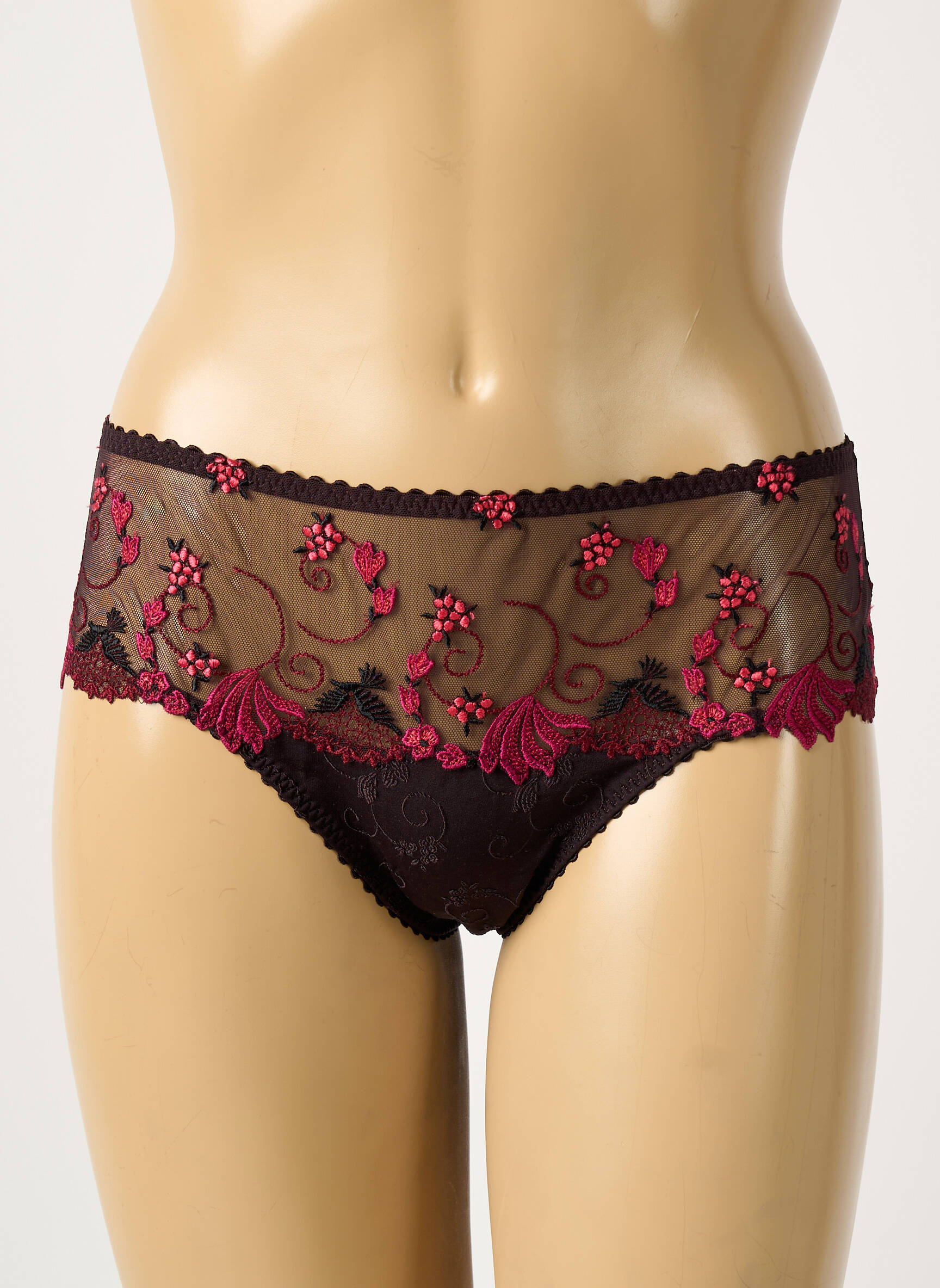 Tanga lengva ir skaidri violetinis SECRET D'EVA moteris