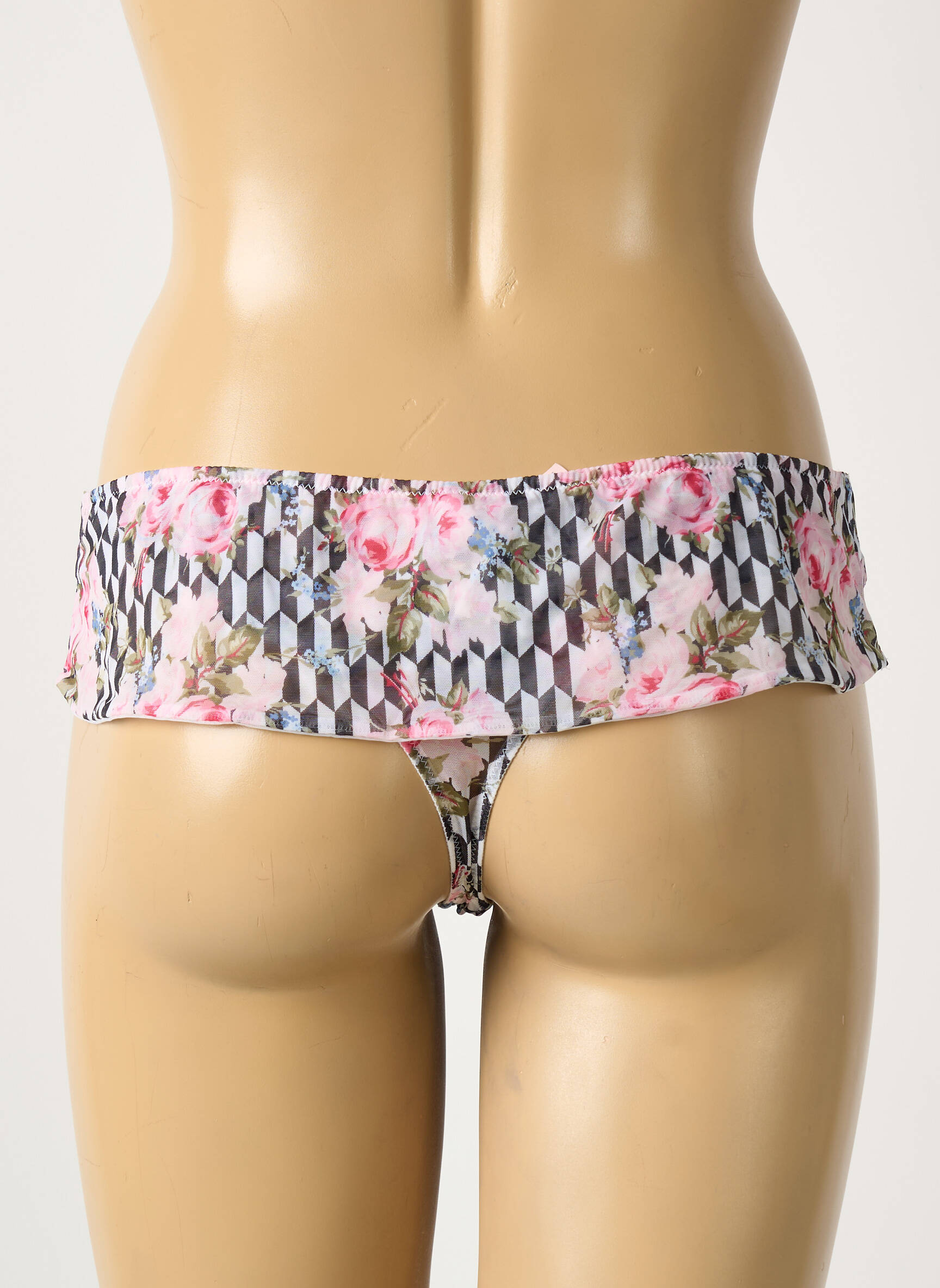 Tanga tamprumas juodas CHANTAL THOMASS moteris