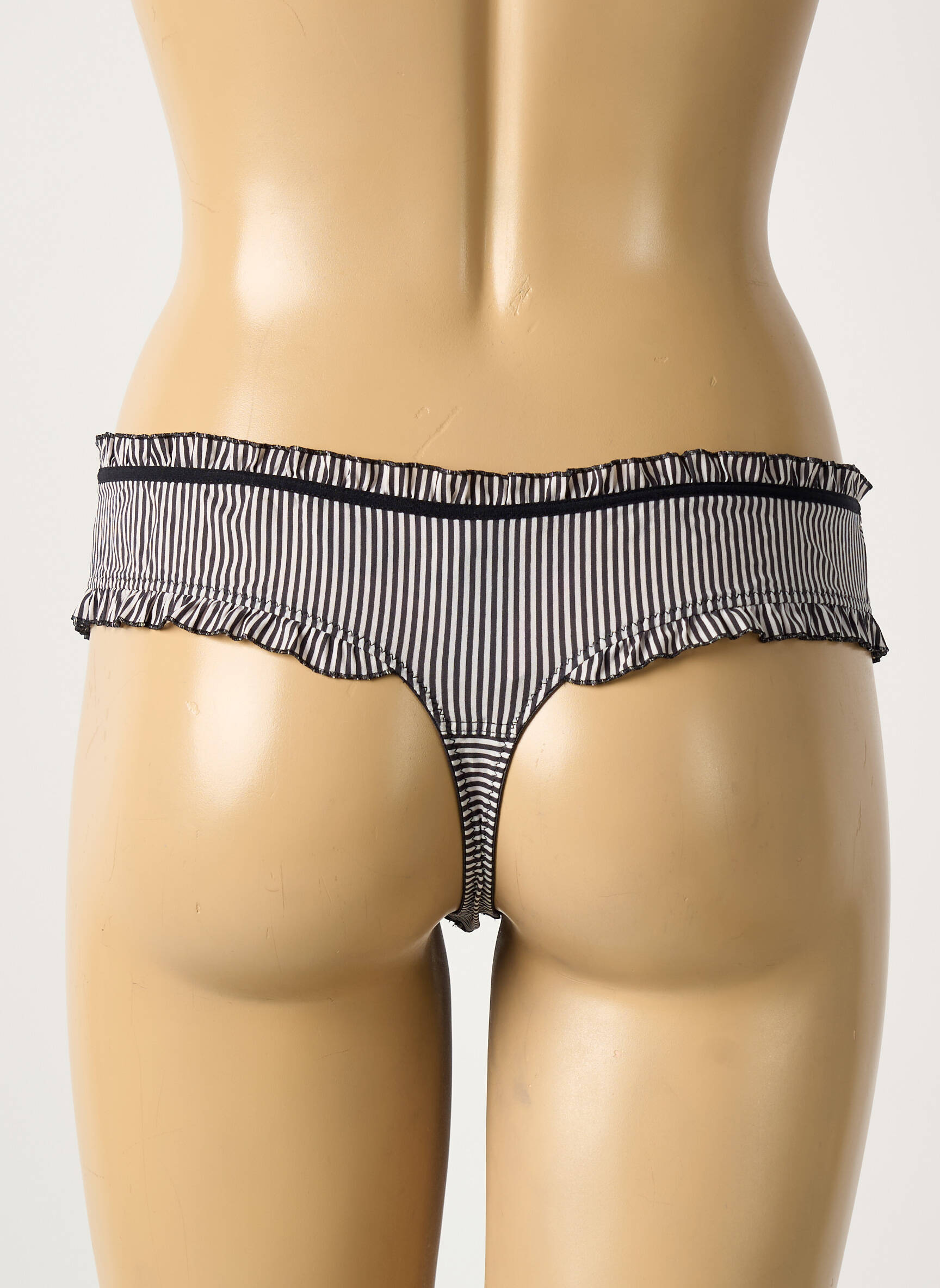 Tanga tamprumas juodas CHANTAL THOMASS moteris
