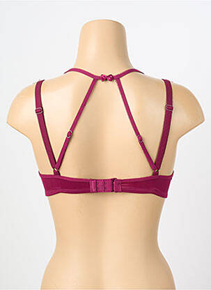 Liemenėlė satino efektas formuojantis liemenėlė su aukštu palaikymu violetinis MARLIES DEKKERS moteris