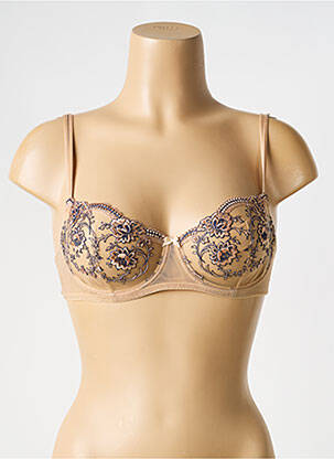 Liemenėlė siuvinėjimas pilnas palaikantis liemenėlės viršus bežinis AMBRA moteris