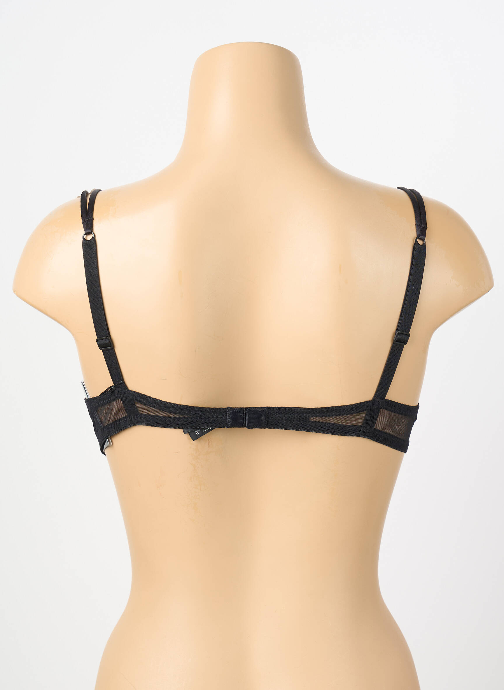 Liemenėlė push-up liemenėlė su aukštu palaikymu push-up liemenėlė su aukštu palaikymu juodas AMBRA moteris