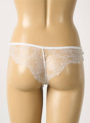 Tanga tanga baltas AMBRA moteris
