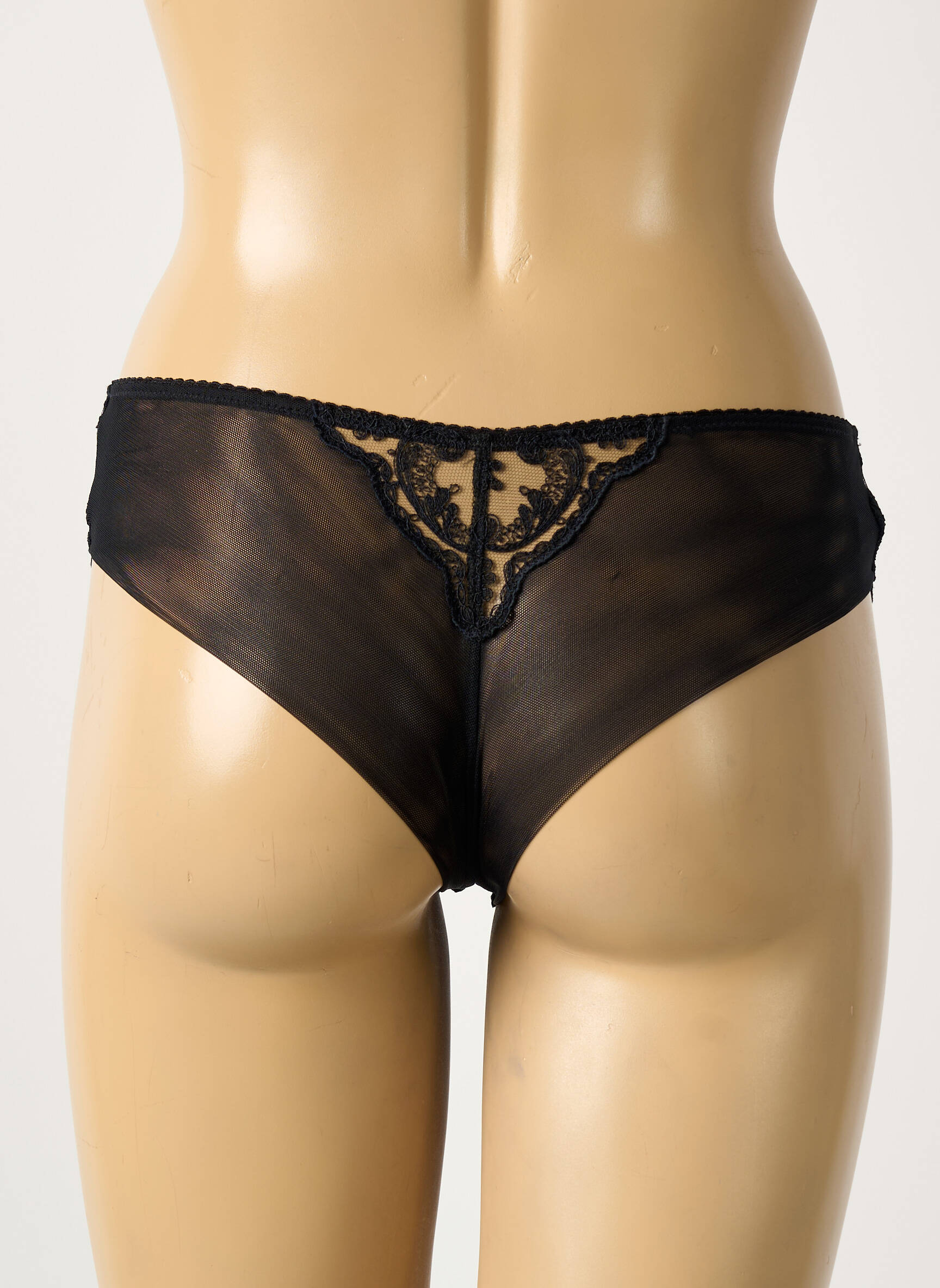 Tanga tanga juodas AMBRA moteris