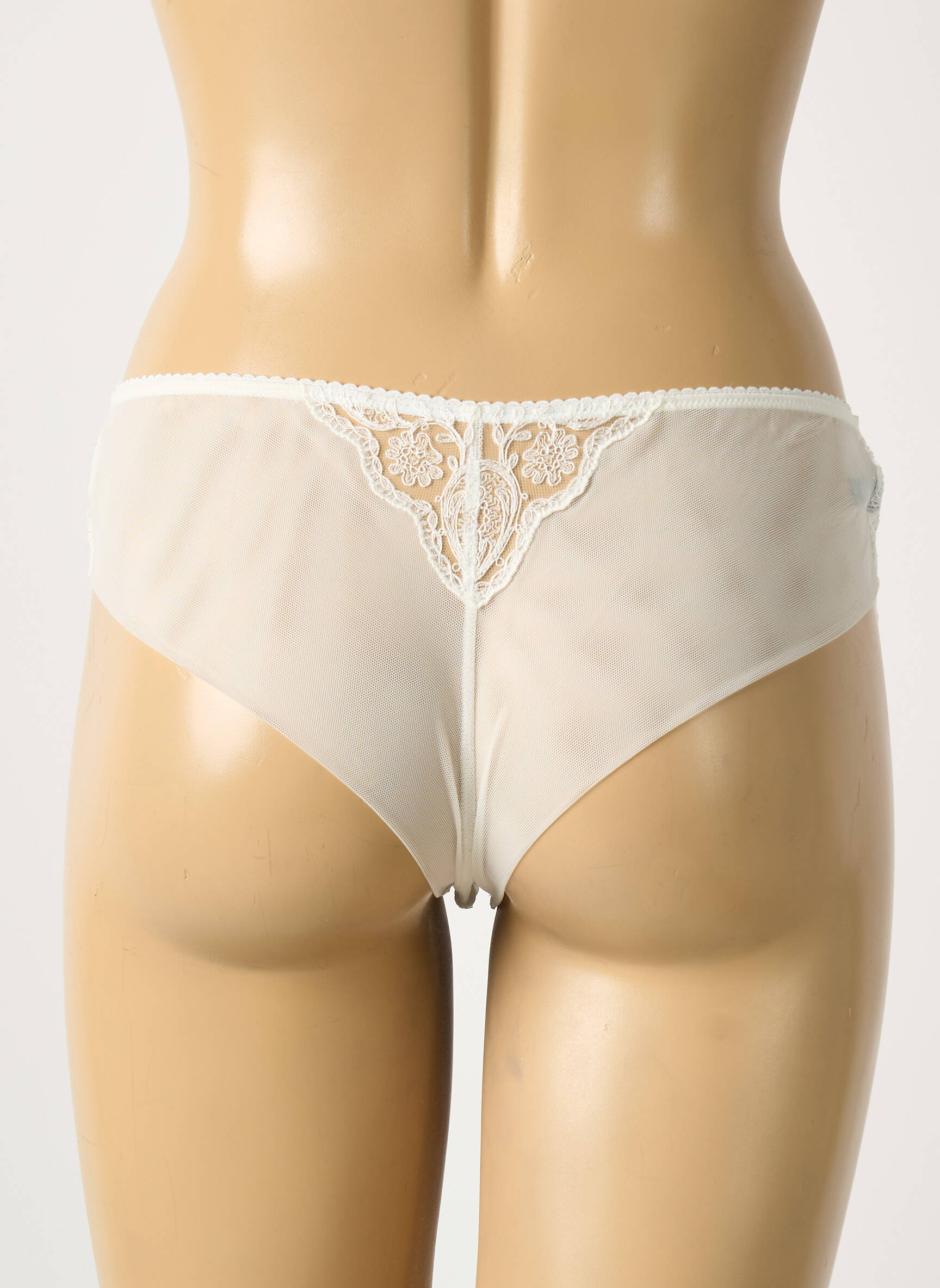 Tanga tanga baltas AMBRA moteris