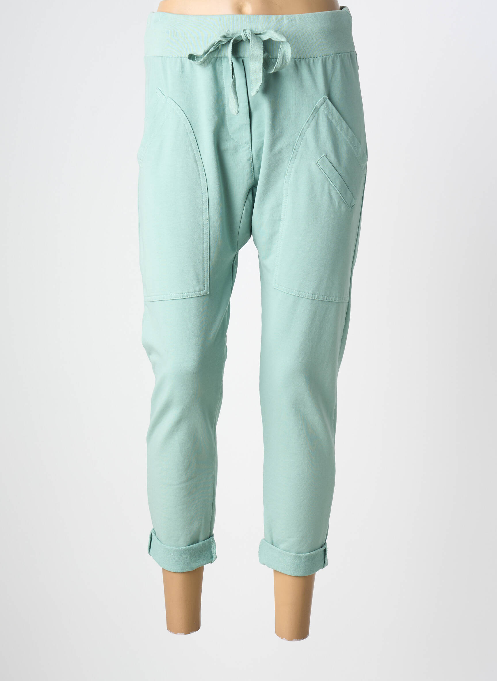 7/8 kelnės elastinė dydis mėlyna WENDY TRENDY moteris