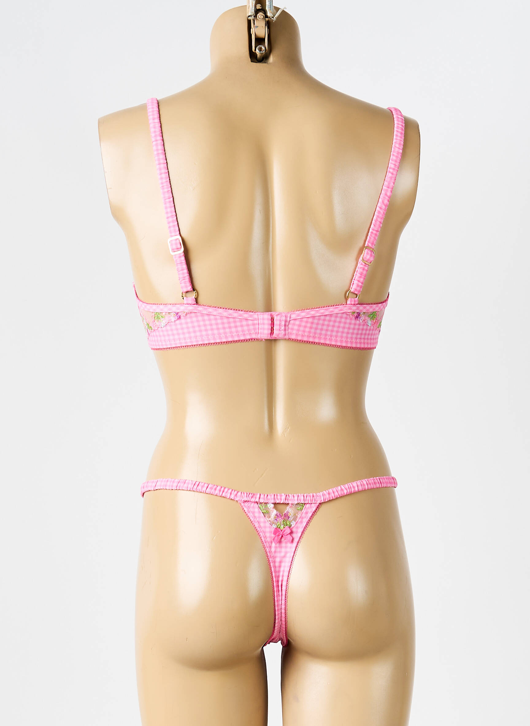 Lingerie rinkinys reguliuojamos elastinės petnešos rožinė LOUNGE moteris