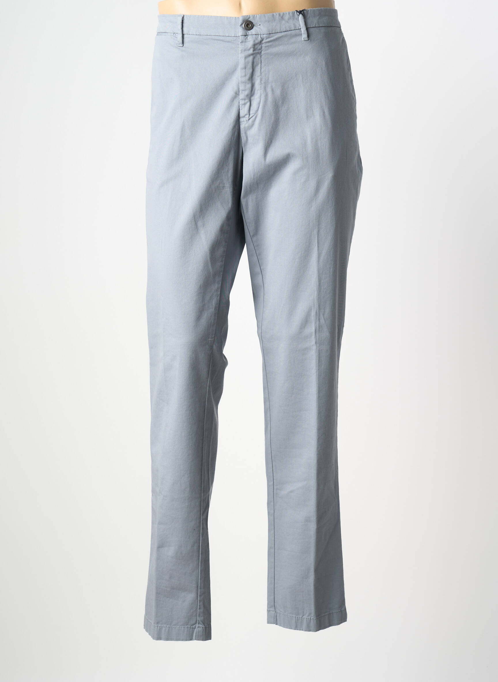 Chino kelnė popelinos audinys, kuris pasižymi lygiu ir tankiu paviršiumi. normala dydis pilka TRUSSARDI JEANS vyras