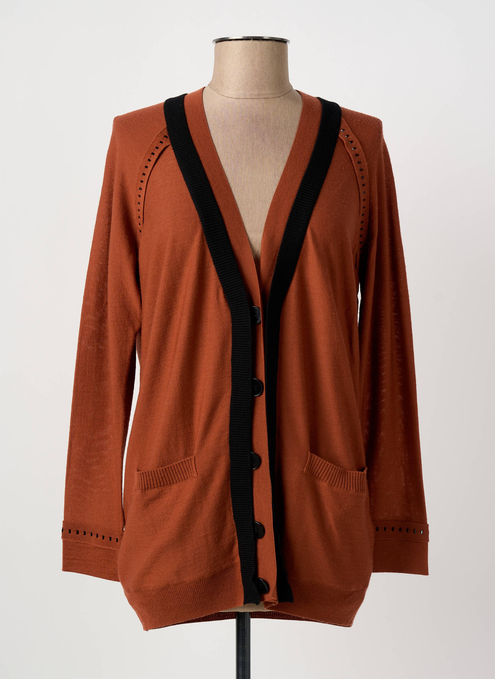 Ilgų rankovių liemenė tamprumas oranžinė SONIA RYKIEL moteris