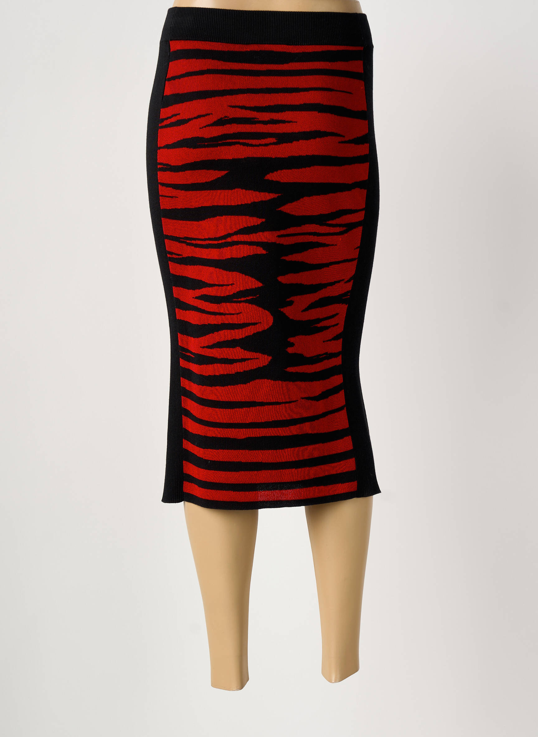 Pusilgis sijonas tamprumas raudona SONIA RYKIEL moteris