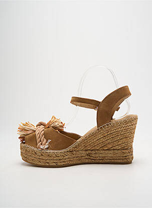 Espadrilės užsegimas kilpa(s) kulnas nuo 7 iki 9 cm rudas STAR LOVE moteris