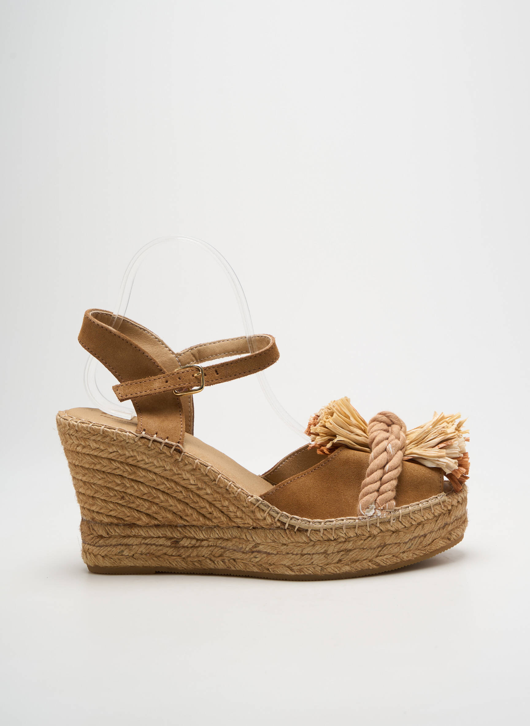 Espadrilės užsegimas kilpa(s) kulnas nuo 7 iki 9 cm rudas STAR LOVE moteris