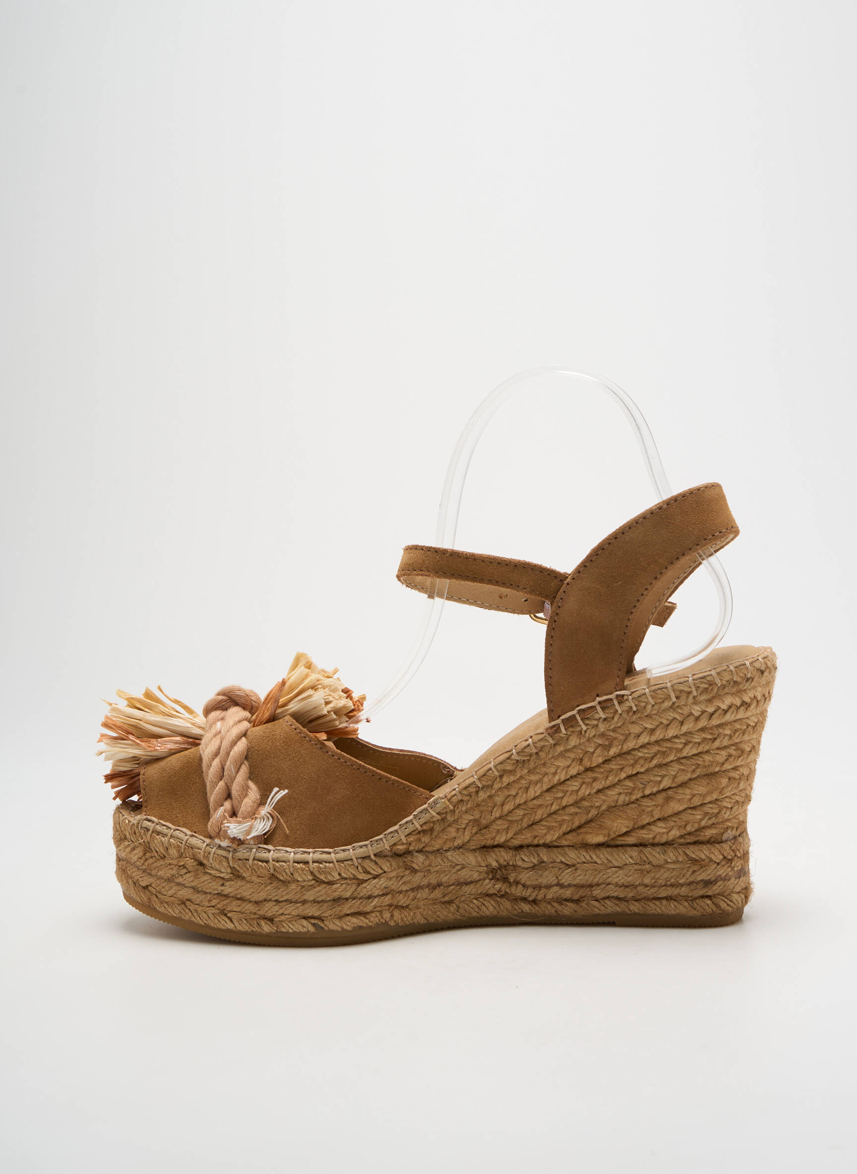 Espadrilės užsegimas kilpa(s) kulnas nuo 7 iki 9 cm rudas STAR LOVE moteris