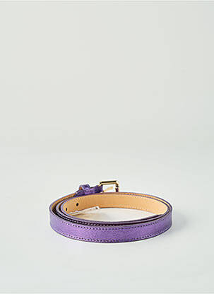 Diržas satino efektas violetinis CINNAMON moteris