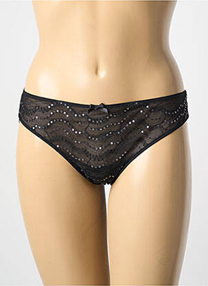 Tanga tamprumas rudas AMBRA moteris