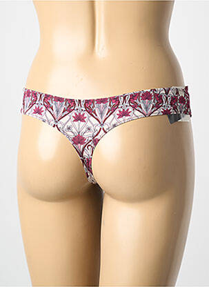 Tanga satino audinys raudona AMBRA moteris