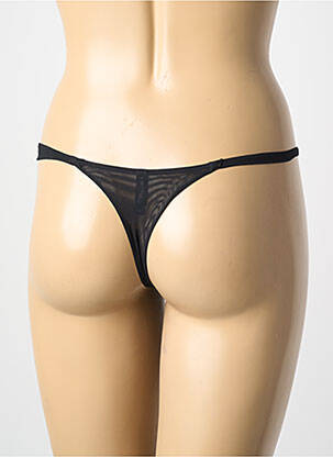 Tanga tamprumas juodas AMBRA moteris