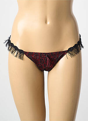 Tanga satino audinys raudona AMBRA moteris