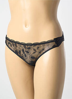 Tanga tamprumas juodas CHANTAL THOMASS moteris