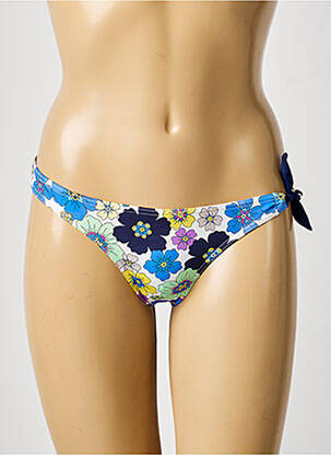 Maudymosi kelnaitės gėlių raštas bikini mėlyna BIKINI BAR moteris