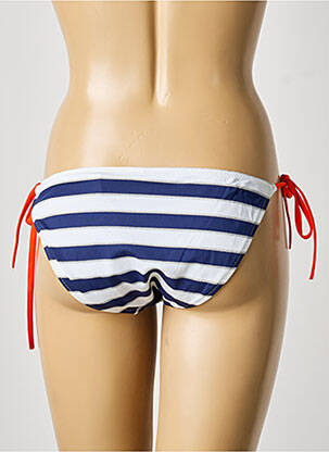 Maudymosi kelnaitės satino efektas bikini mėlyna BIKINI BAR moteris