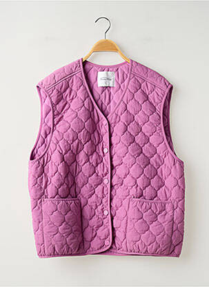 Pūkinė striukė kišenės be gobtuvų violetinis AMERICAN VINTAGE moteris