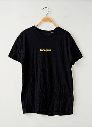 T-marškinys sietspausdinimas trumpas rankovės juodas SANS MARQUE moteris