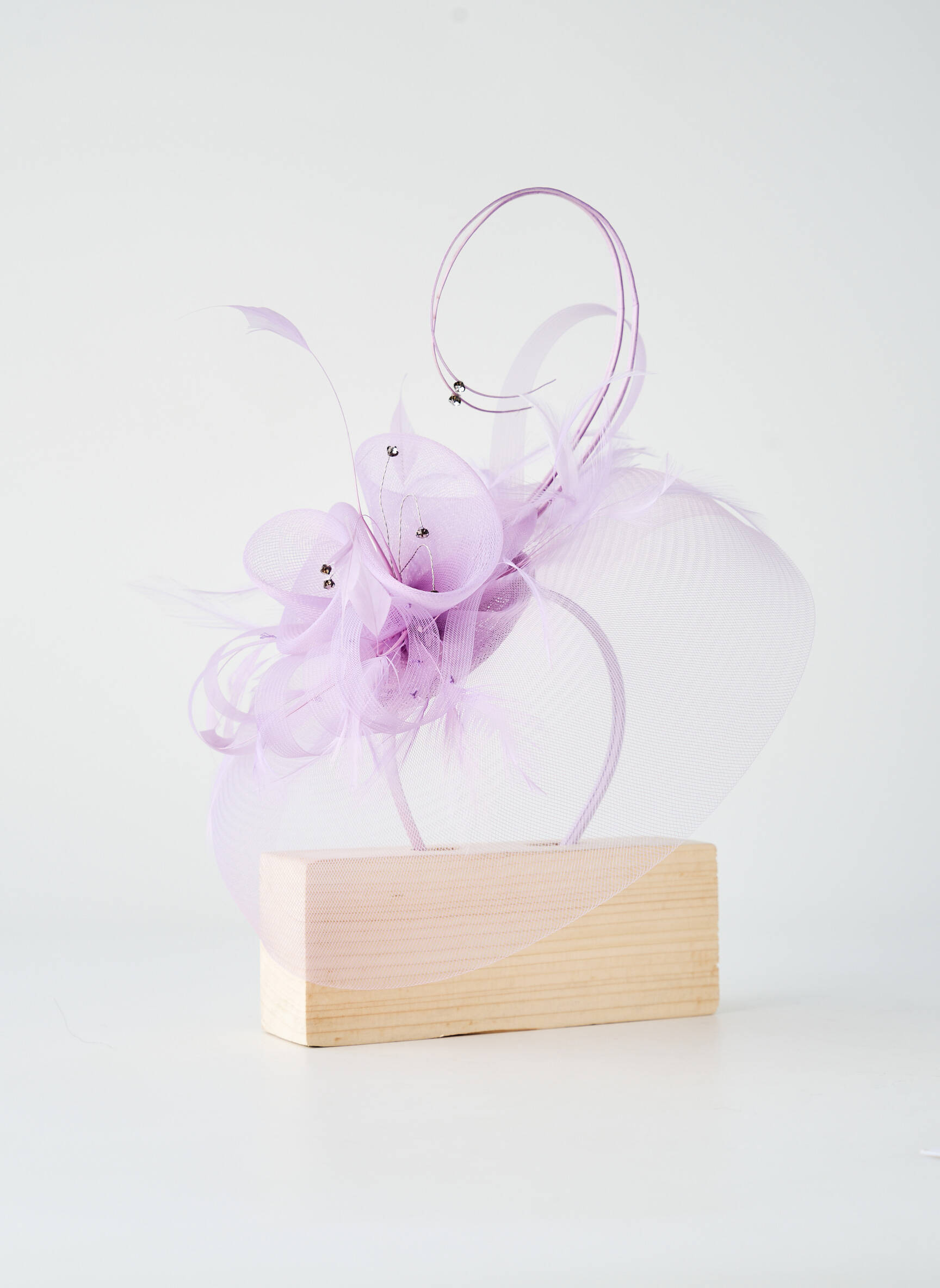 Skrybėlė vakarinės aprangos pasirinkimas violetinis MADDOX moteris