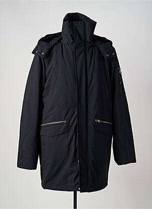 Parka bordo apdailos rankogaliai su gobtuvu juodas LEE COOPER vyras
