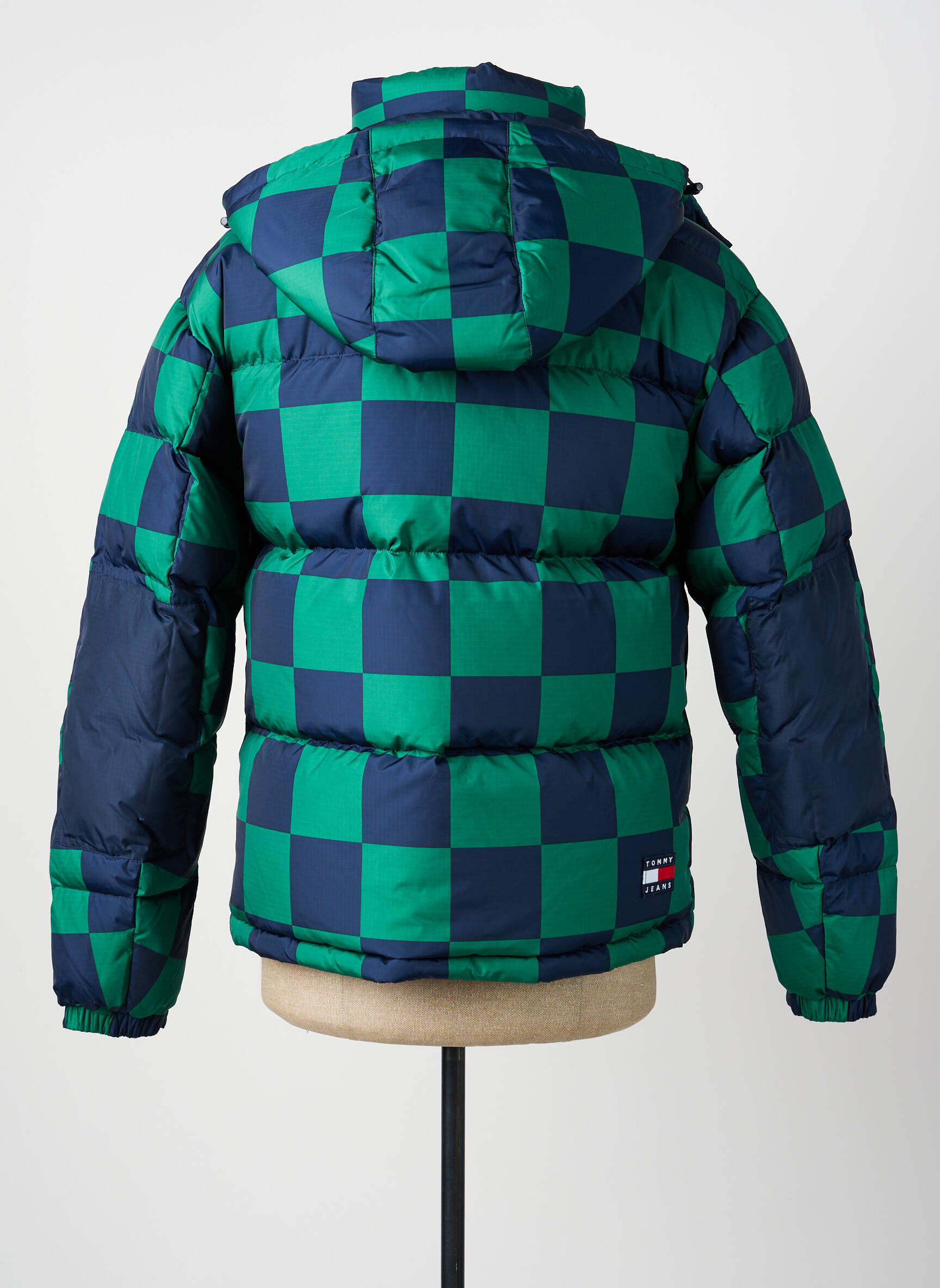 Pūkinė striukė ilgos rankovės su gobtuvu žalias TOMMY HILFIGER vyras