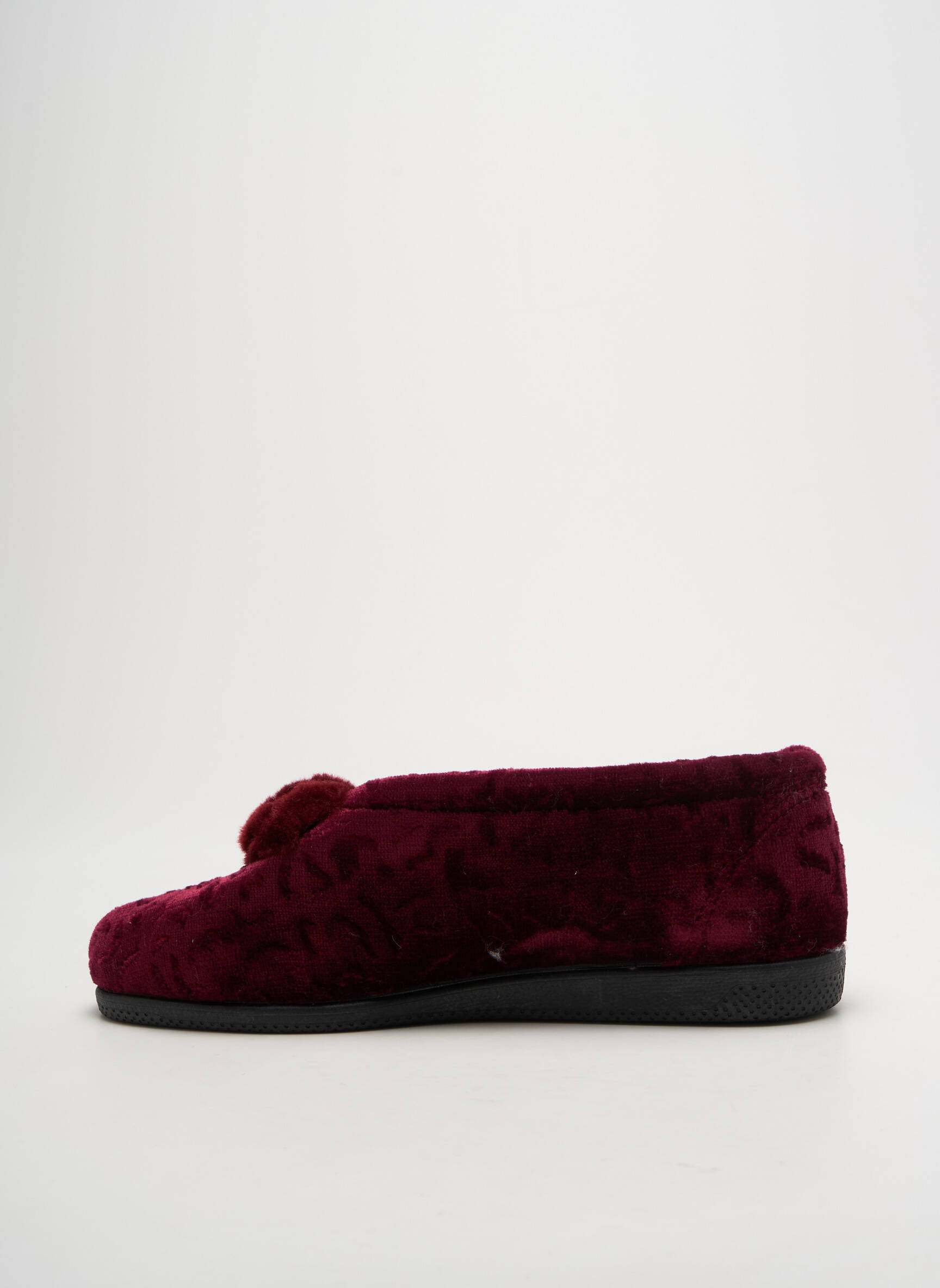 Bateliai/pantofliai aksomo audimas plokščias kulnas iki 3 cm violetinis LA VAGUE moteris