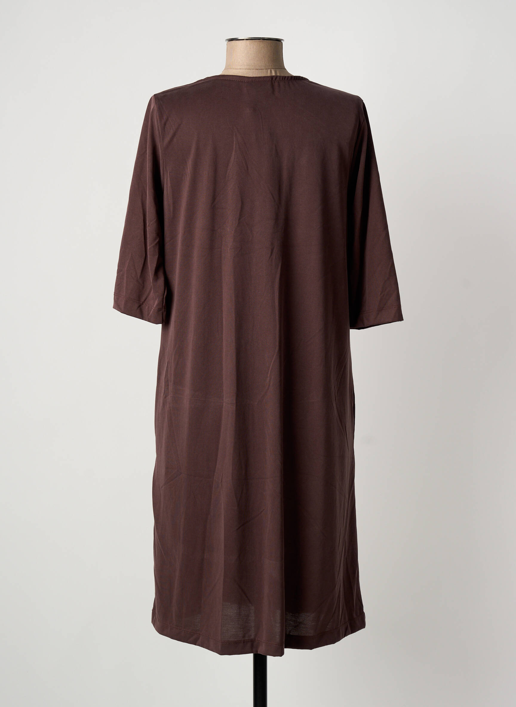 Pusilgių suknelė trumpas rankovės trumpas rankovės rudas CREAM moteris