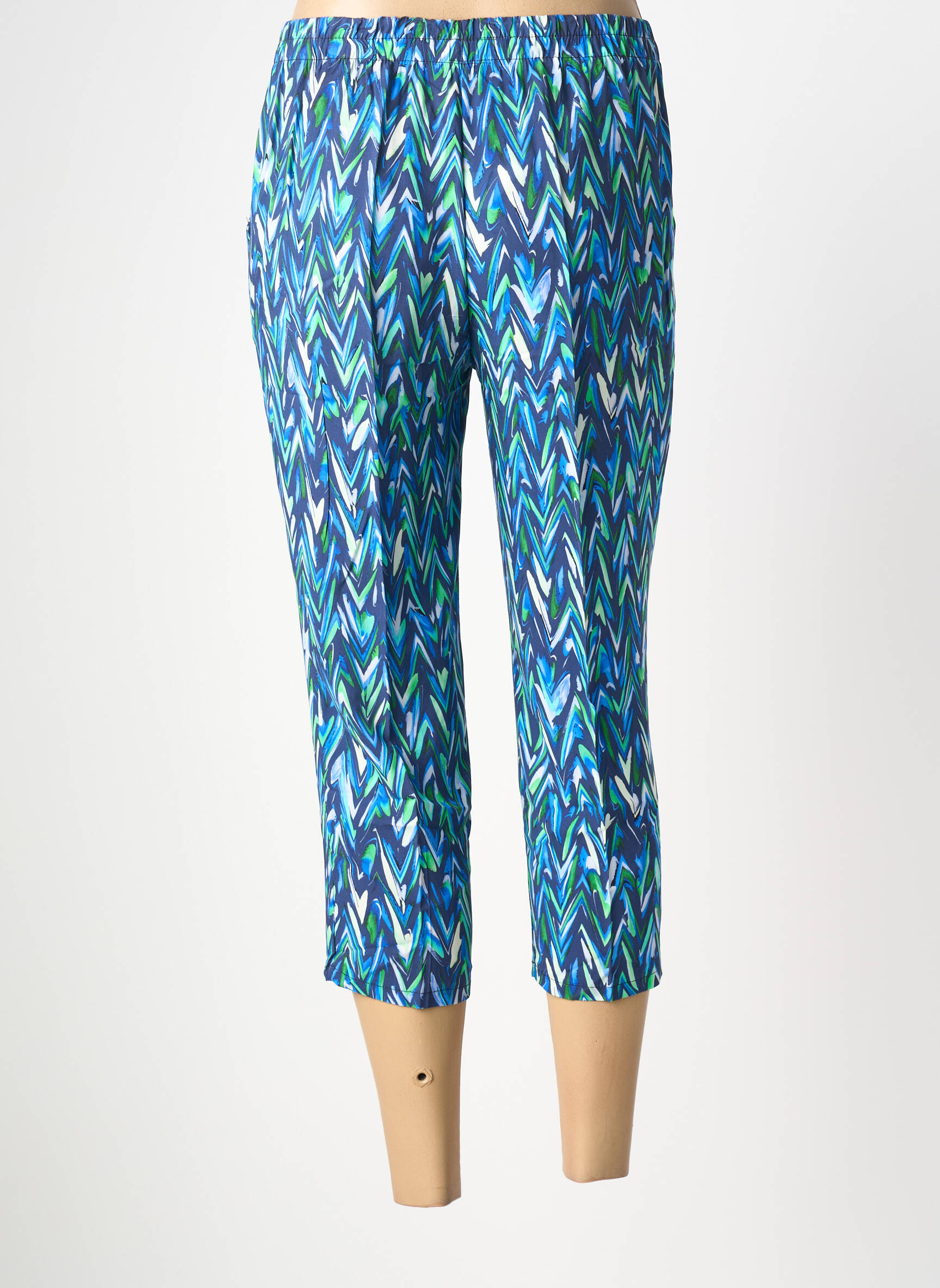 Pusilgių kelnių elastinė dydis normala dydis mėlyna LOOK DONNA moteris