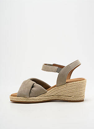 Espadrilės nubuko audinys kulnas nuo 4 iki 6 cm pilka GABOR moteris