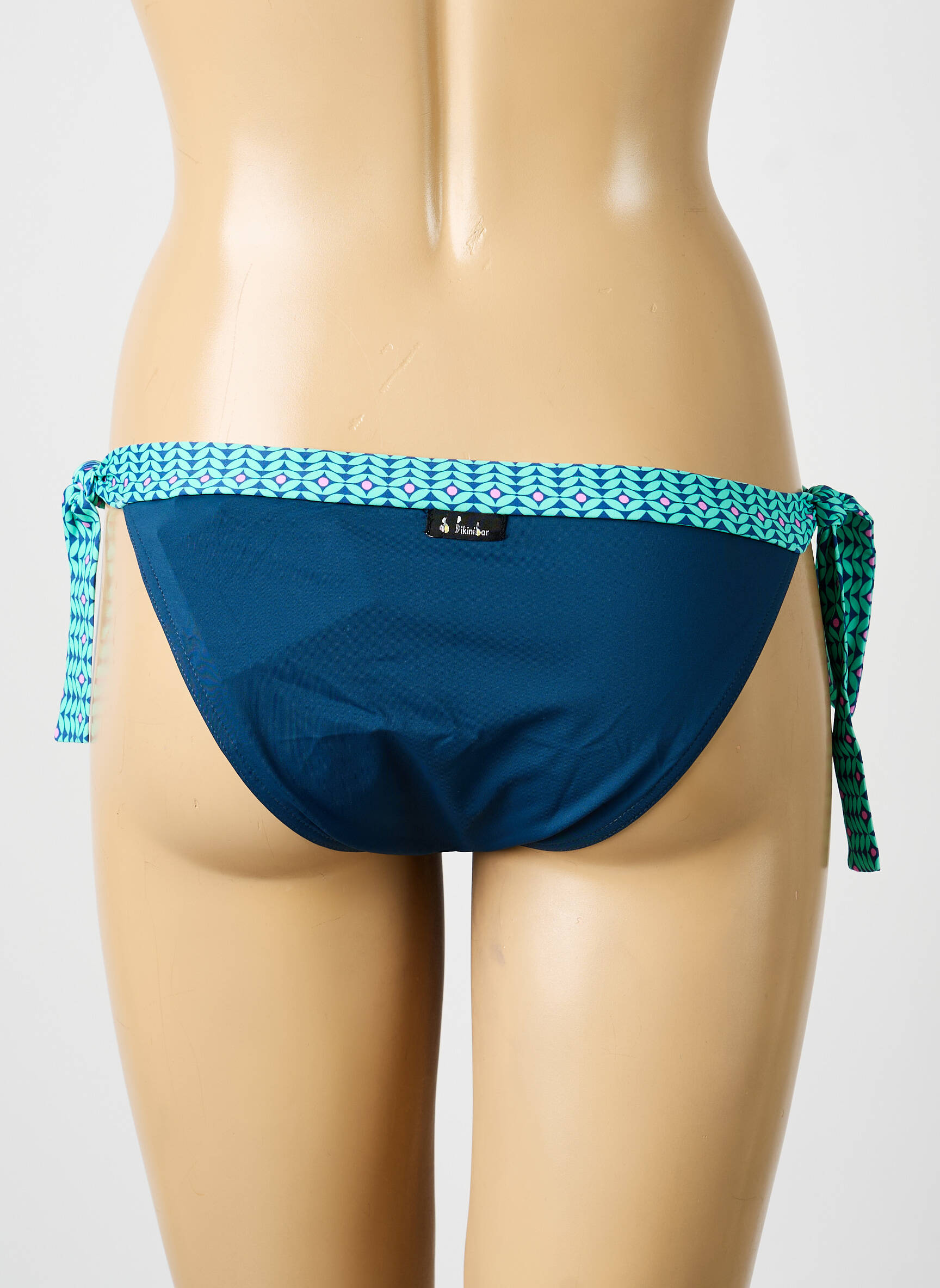 Maudymosi kelnaitės fantazijos raštas bikini mėlyna BIKINI BAR moteris