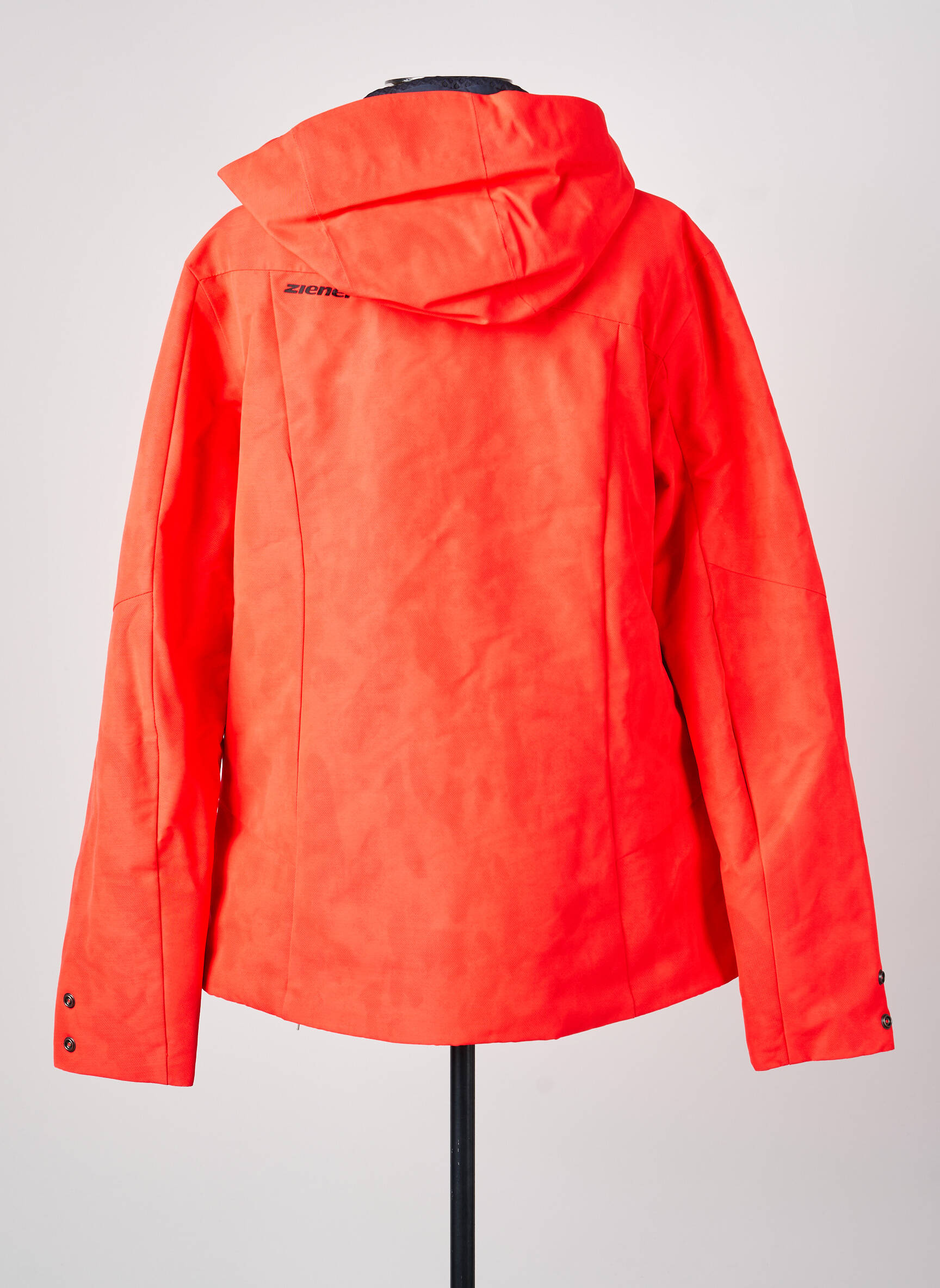 Parka slidinėjimo sportas su gobtuvu oranžinė ZIENER moteris