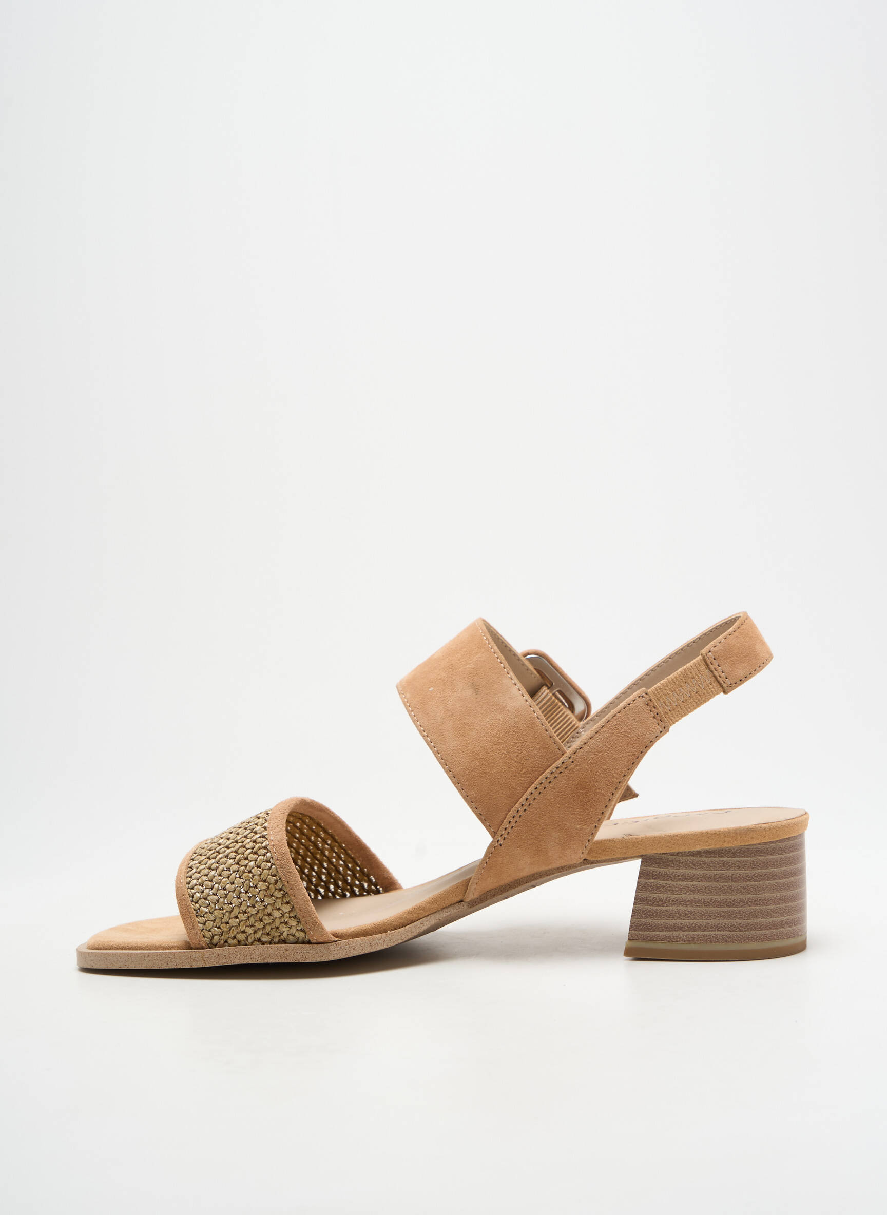 Sandalai/nu pėdos amortizuojančios pado tipas kulnas nuo 4 iki 6 cm rudas CAPRICE moteris