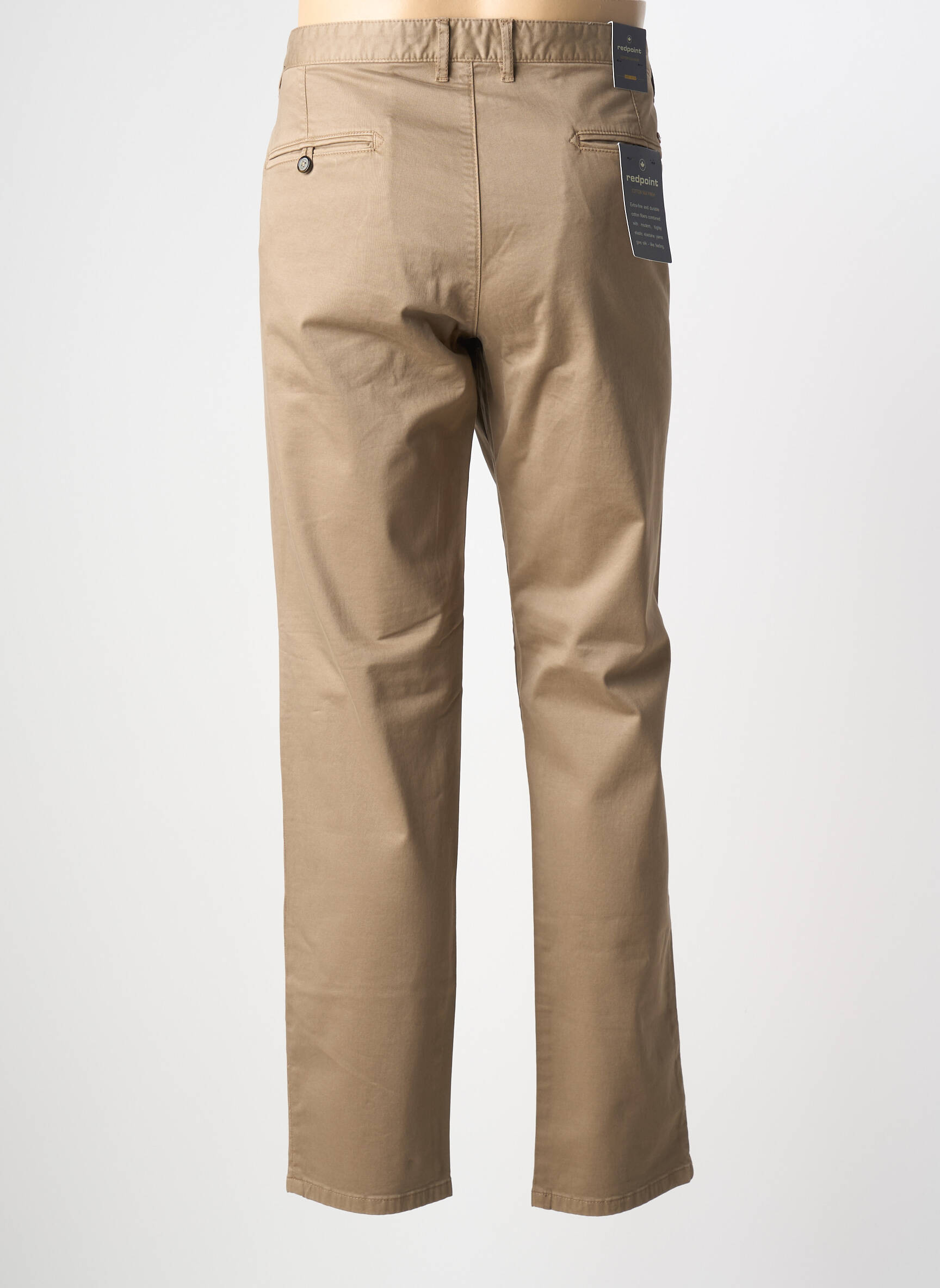 Chino kelnė tamprumas normala dydis rudas RED POINT vyras
