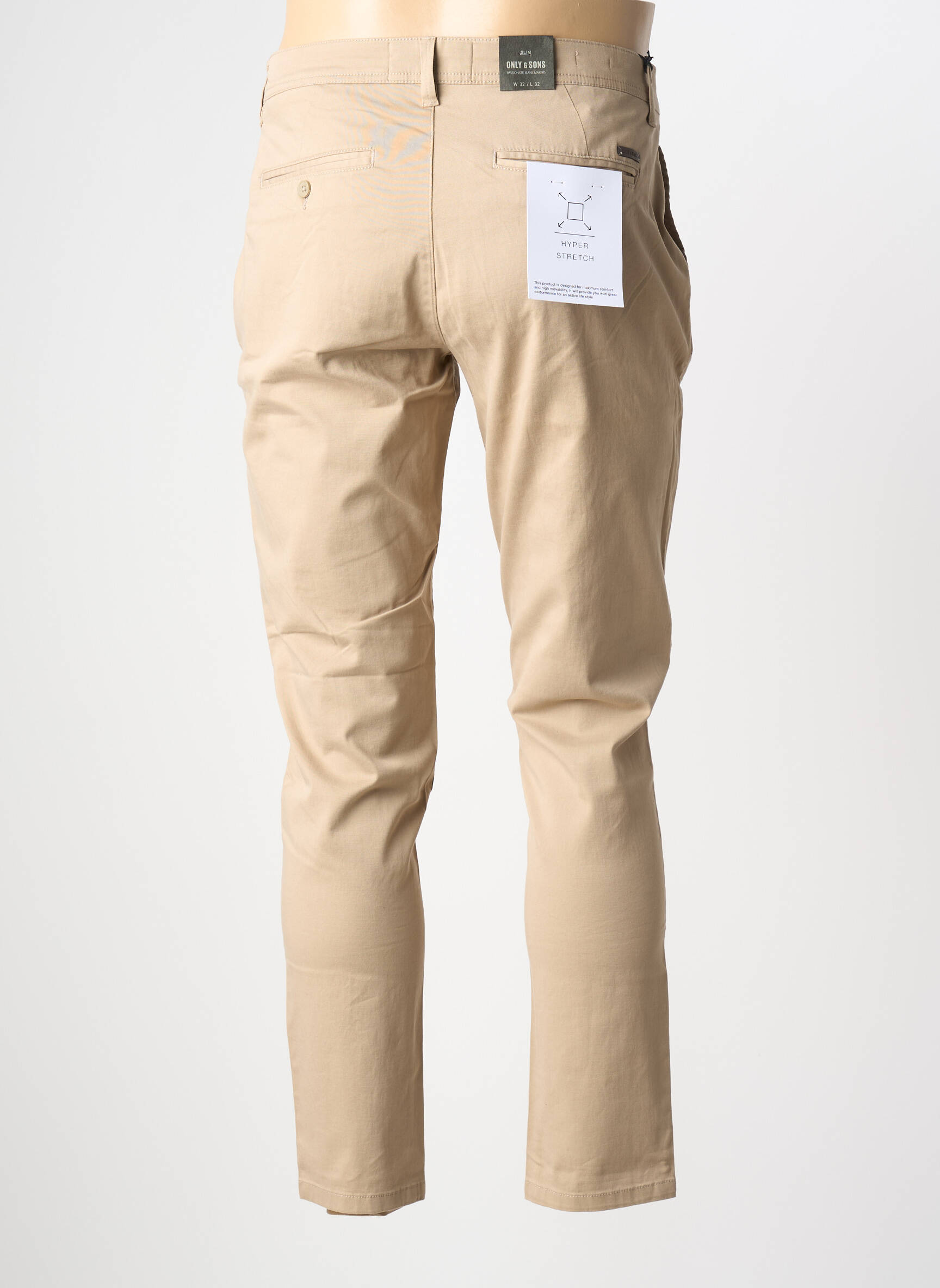 Chino kelnė tamprumas normala dydis bežinis ONLY & SONS vyras
