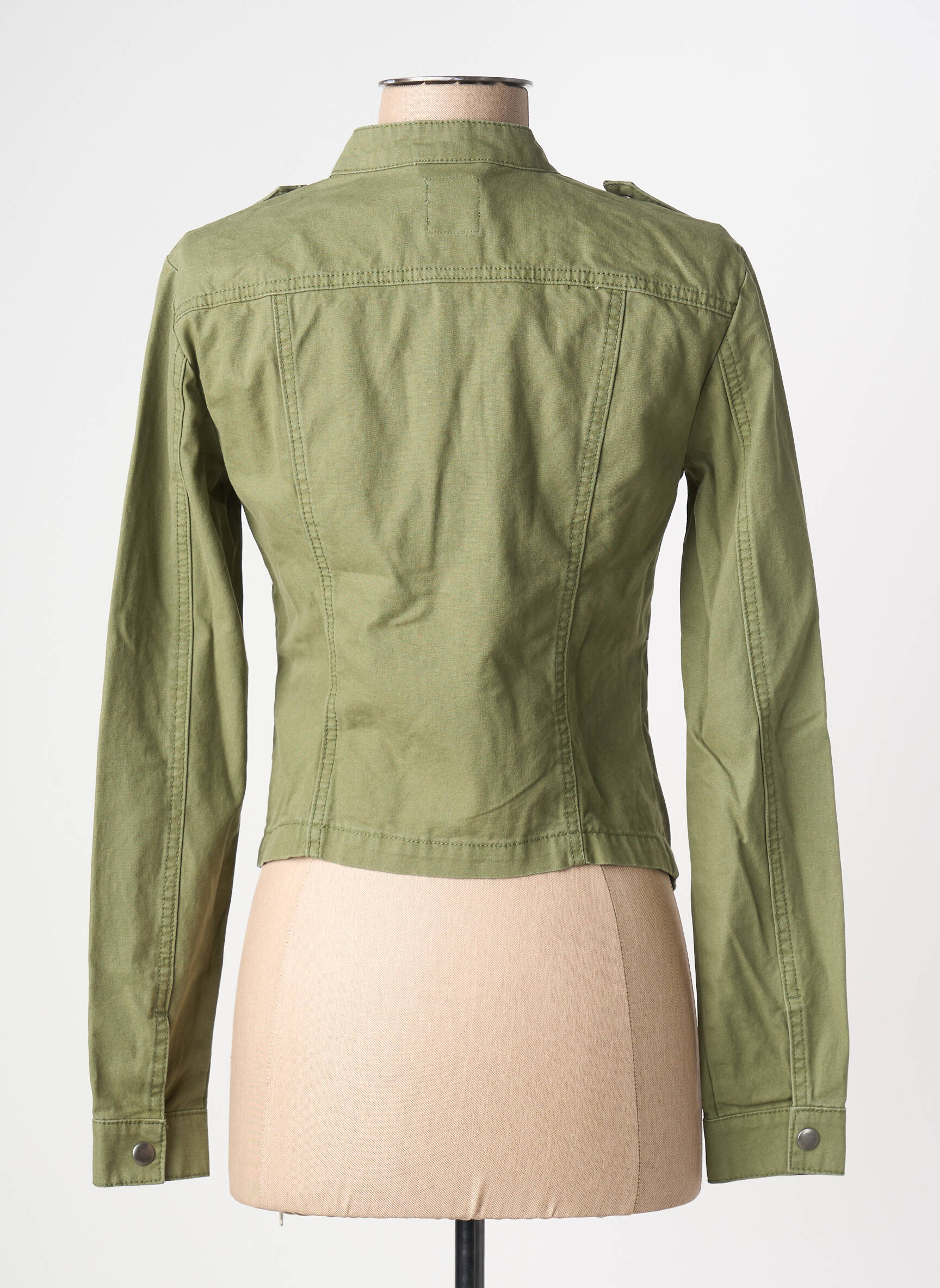 Kasdienis švarkas kišenės žalias ONLY moteris