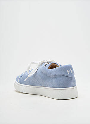 Bėgimo bateliai apvalus mygtukas plokščias kulnas iki 3 cm mėlyna VANESSA WU moteris