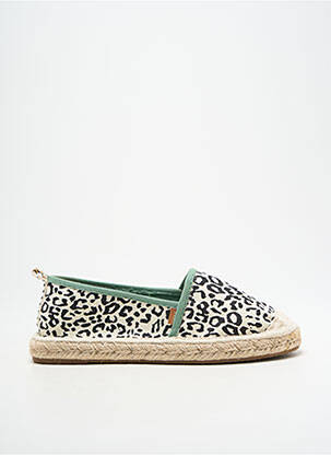 Espadrilės apvalus mygtukas plokščias kulnas iki 3 cm žalias ONLY moteris