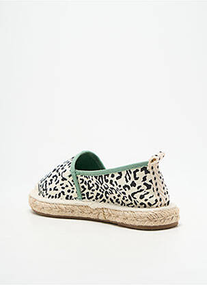 Espadrilės apvalus mygtukas plokščias kulnas iki 3 cm žalias ONLY moteris