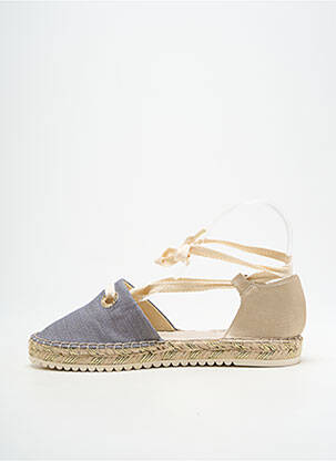 Espadrilės amortizuojančios pado tipas plokščias kulnas iki 3 cm auksas ARMISTICE moteris