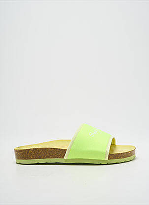 Mule/sabotai pado pėdos arkos plokščias kulnas iki 3 cm žalias PEPE JEANS moteris