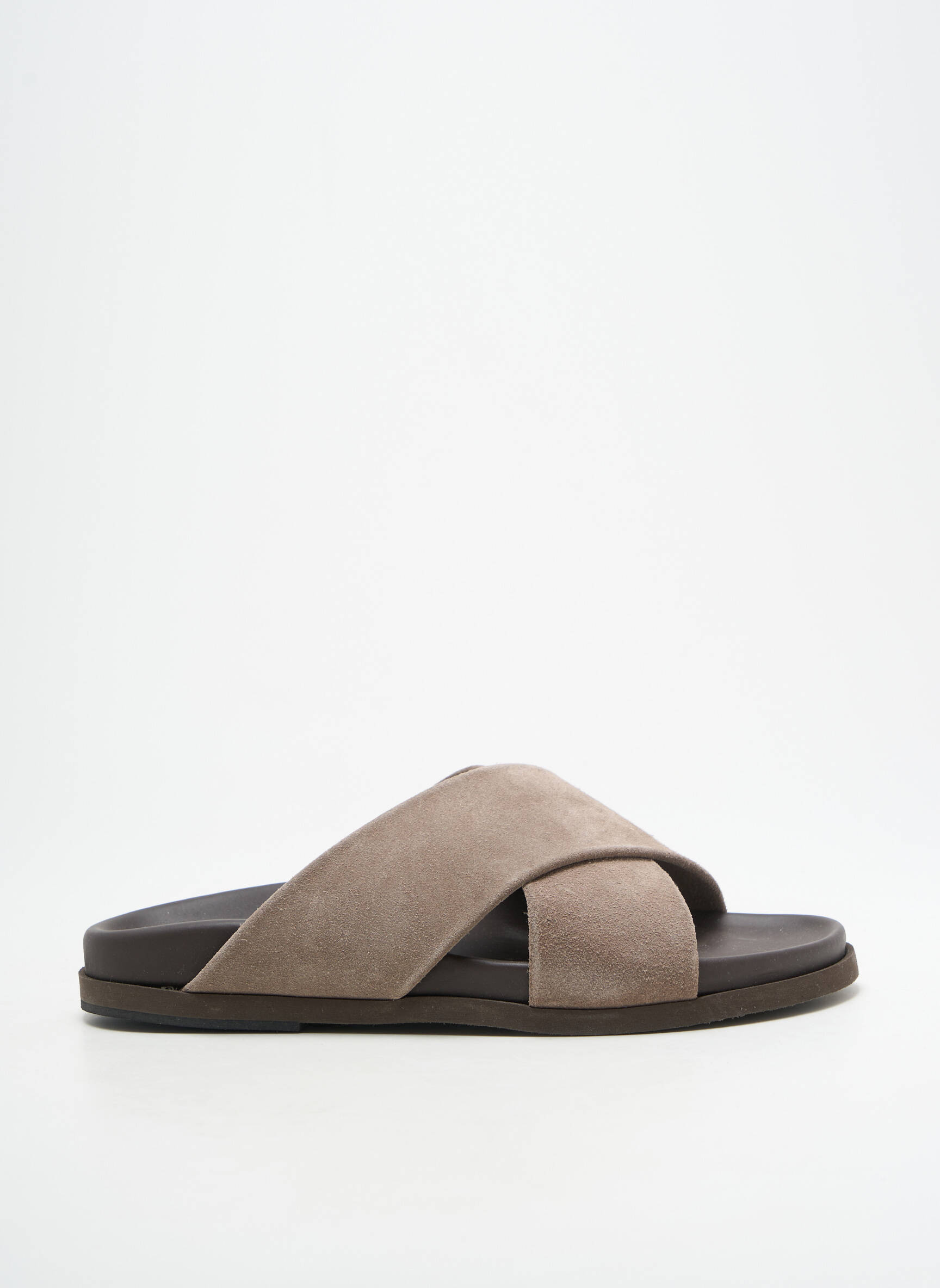 Mule/sabotai odinė išorinė padas plokščias kulnas iki 3 cm pilka THERA'S moteris