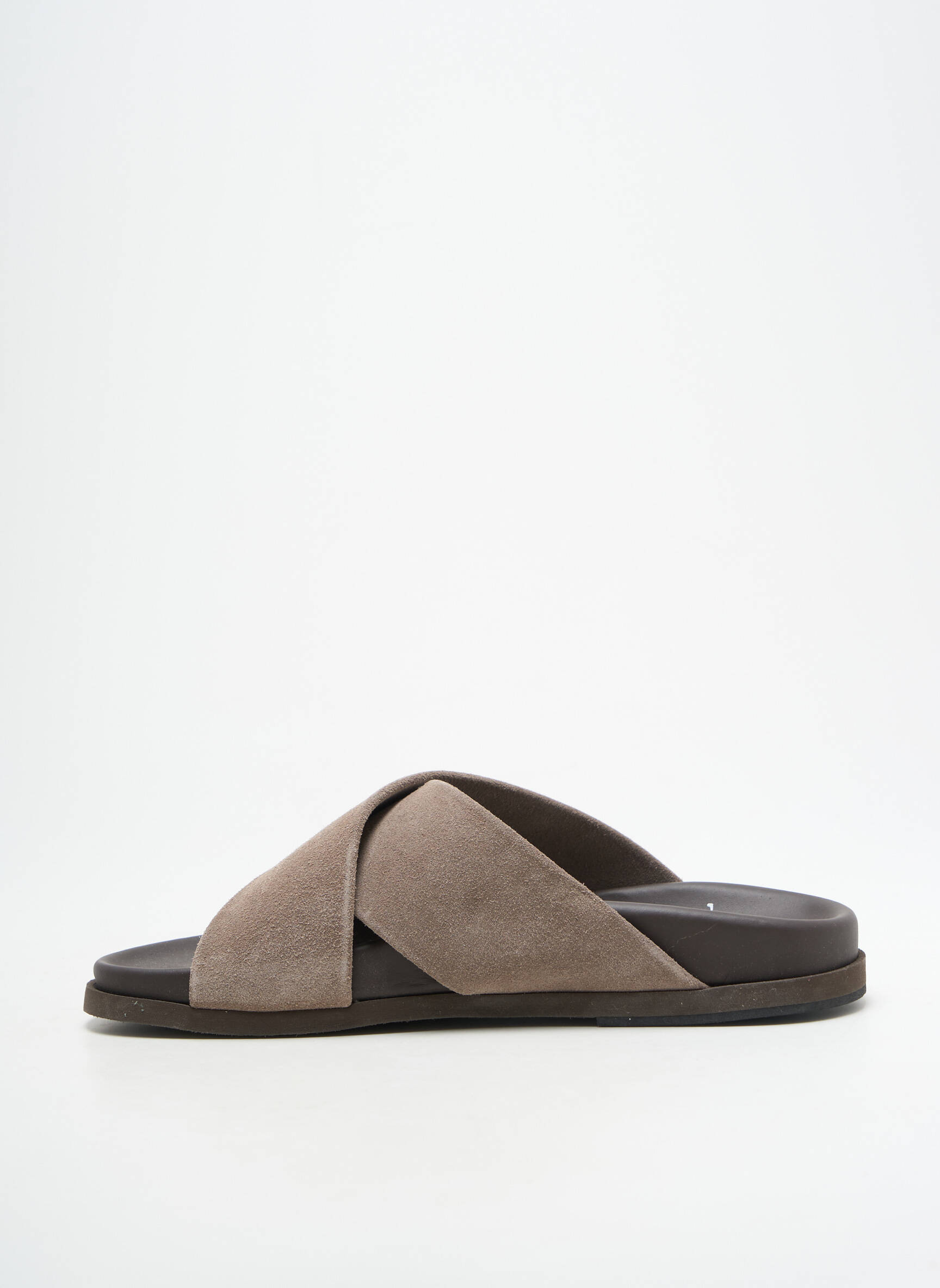 Mule/sabotai odinė išorinė padas plokščias kulnas iki 3 cm pilka THERA'S moteris